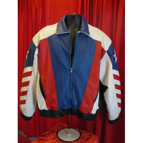 American Themed Leather Jacket
