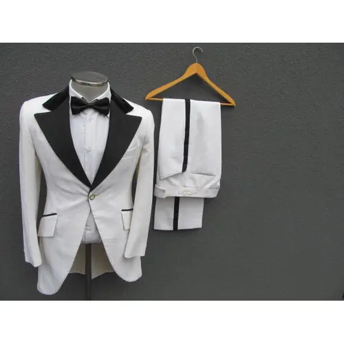 White Tuxedo Suit for Man