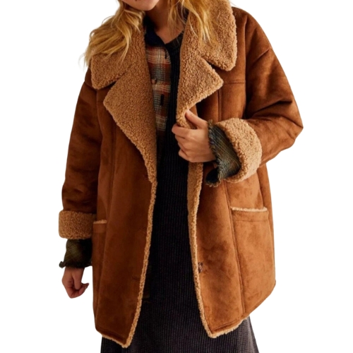 Brown-Shearling-Suede-Leather-Jacket-for-Women