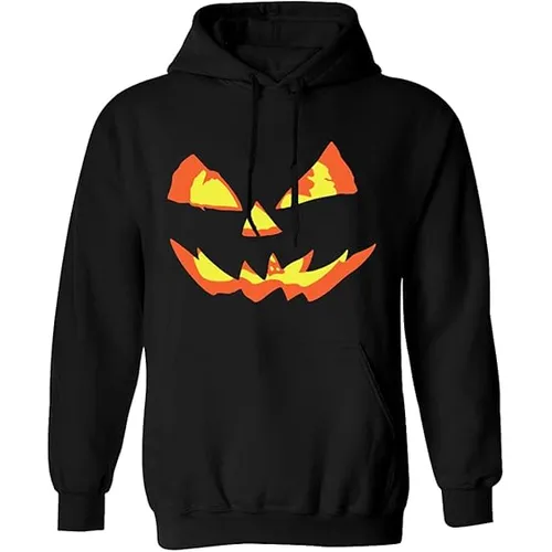 Pumpkin-Face-Halloween-Black-Hoodie