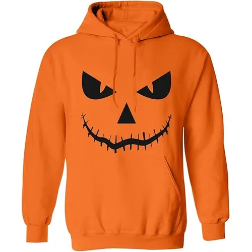 Pumpkin-Face-Halloween-Orange-Hoodie