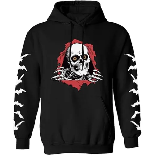 Skull-Halloween-Black-Hoodie