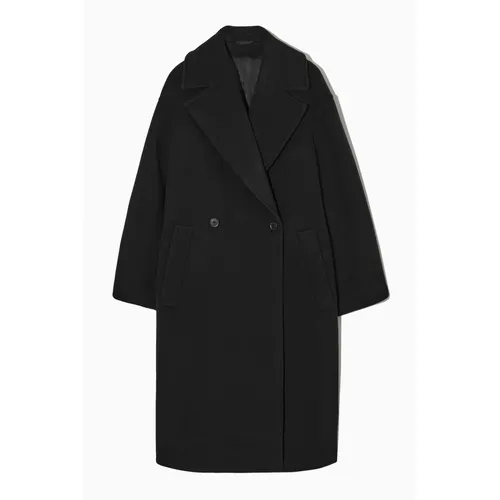 Vintage Chic Long Double Breasted Overcoat