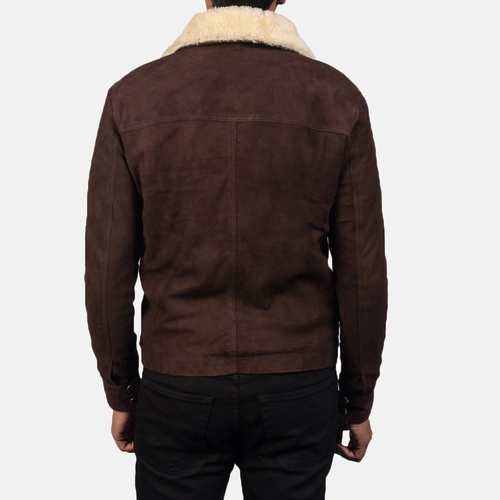 Coffner Brown Shearling Fur Brown Jacket